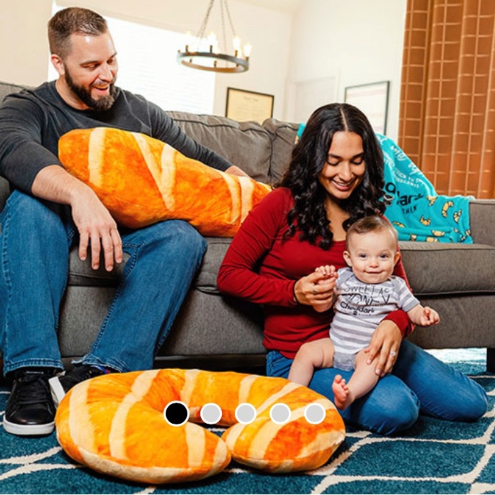 SOLD OUT Cheddar’s Croissant Baby Blanket and Support Blanket